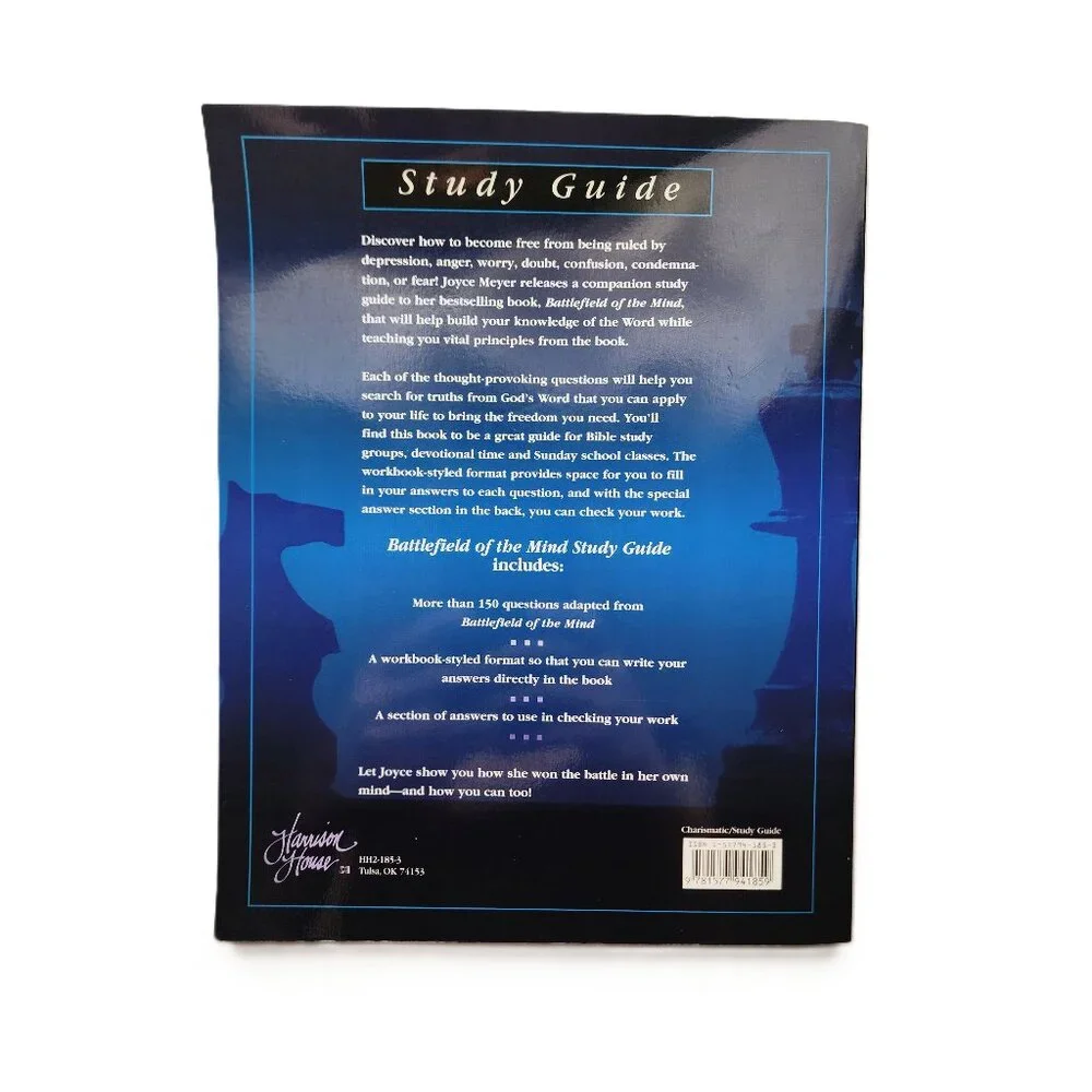 Battlefield of the Mind Winning the Battle in Your Mind & Study Guide -Meyer NEW